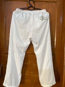 White Fila Track Pants