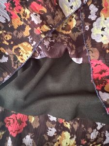 Crepe Floral Dress