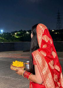 Red Banarasi Silk Saree