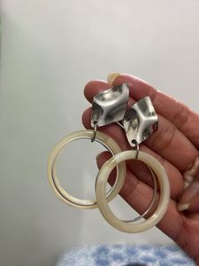 Chunky Hoop Earrings combo 2 pair