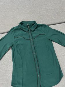 Emerald Green Long Sleeve Shirt