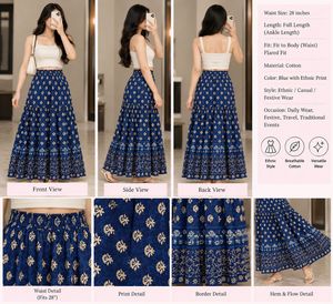 ethnic long skirt