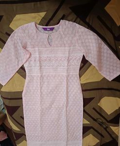 Pretty Pink Chikankari Kurta