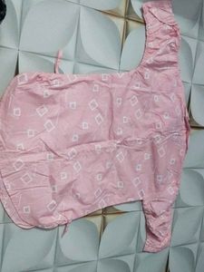 Pretty Pink Printed Blouse