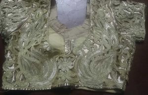 golden blause beautiful