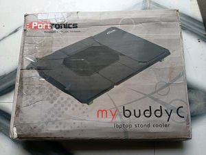 portronics my buddy laptop stand cooler