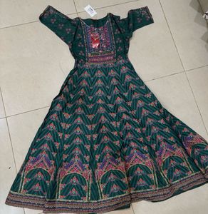 Elegant Green Printed Kurta