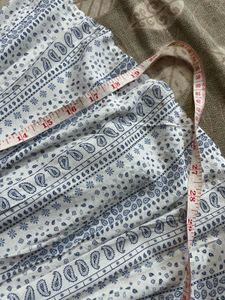 Printed top worn once