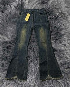 4. Vintage Wash Flare Jeans
