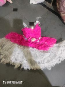Mini net frock for girls