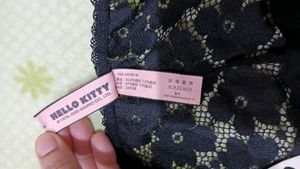 Black Lace Briefs with Bow Detail