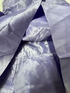 Lavender Strapless Ruffle Dress