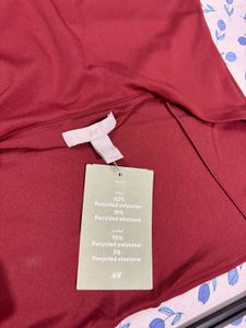 H&amp;M Red Bodysuit