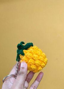 Cute Crochet Pineapple Keychain