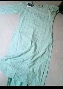 Light Green Printed Kurta Set