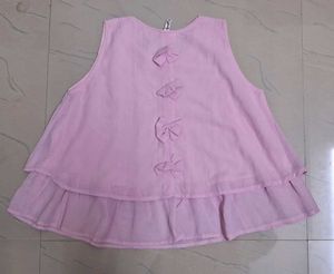 Pink Bow Top
