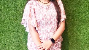 Pink Printed Top