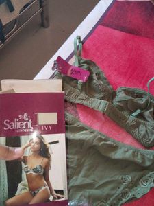 green lingering set for women