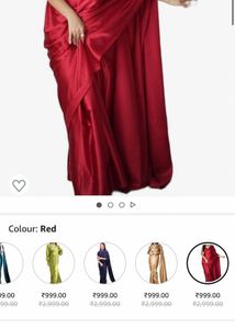 Sale 😍Elegang Saree With Padded Stylish Blouse 😍