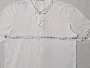 Zara Classic White Polo Shirt