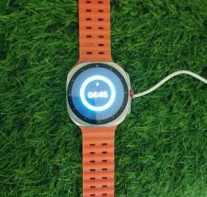Rugged model orange smart watch