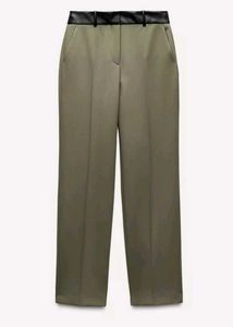 Zara Women High-Waist Straight Pants