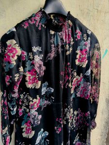 Floral Print Midi Dress 💗🛒