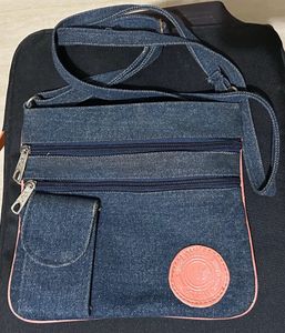 Denim Sling Bag