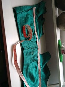Elegant Green &amp; Grey Saree with blouse