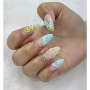 Ocean Themed Press-On Nails