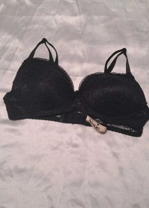Elegant Black Lace Bra