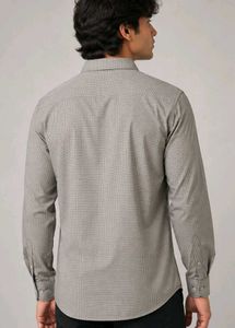 Men's Patterned Long-Sleeve Shirt