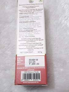 Mamaearth Creamy Matte  Lipstick Hibiscus Nude