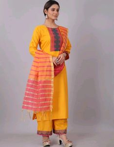 Yellow Kurti Set