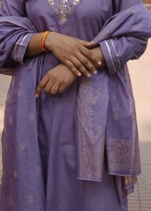 Elegant Lavender Kurta Set with Dupatta