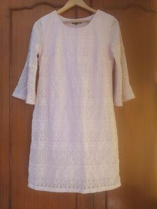 Fig Embroidered Dress