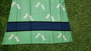 Janasya Green Flamingo Print Kurta - L Size - Whit