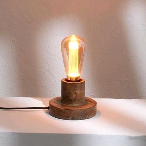 FIG Living Naked Bulb Table Lamp (Brown) @699/-