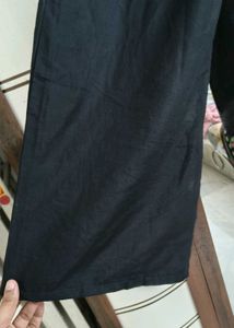 Stylish Black &amp; White Checkered Kurta Set