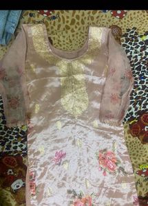 Elegant Pink Floral Kurta