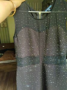 Sparkly Black Sheath Dress