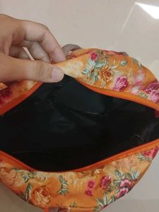 Vibrant Floral Hobo Bag