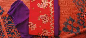 unstitched suit with dupatta and bottom