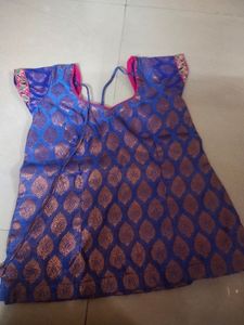 Long Blouse Without Padding And Embroidery