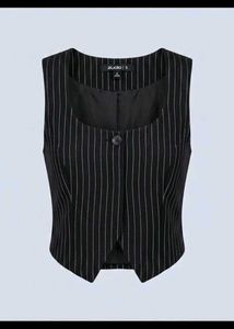 Pinstripe Vest