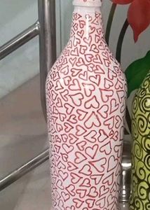 Hand-painted Decorative Bottle Set
