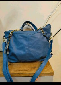Chic Blue Hobo Bag💥