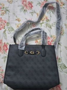 Guess Monogram Tote Bag