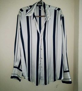 Stylish Striped Button-Up Shirt