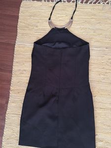 Black Party halter miny dress